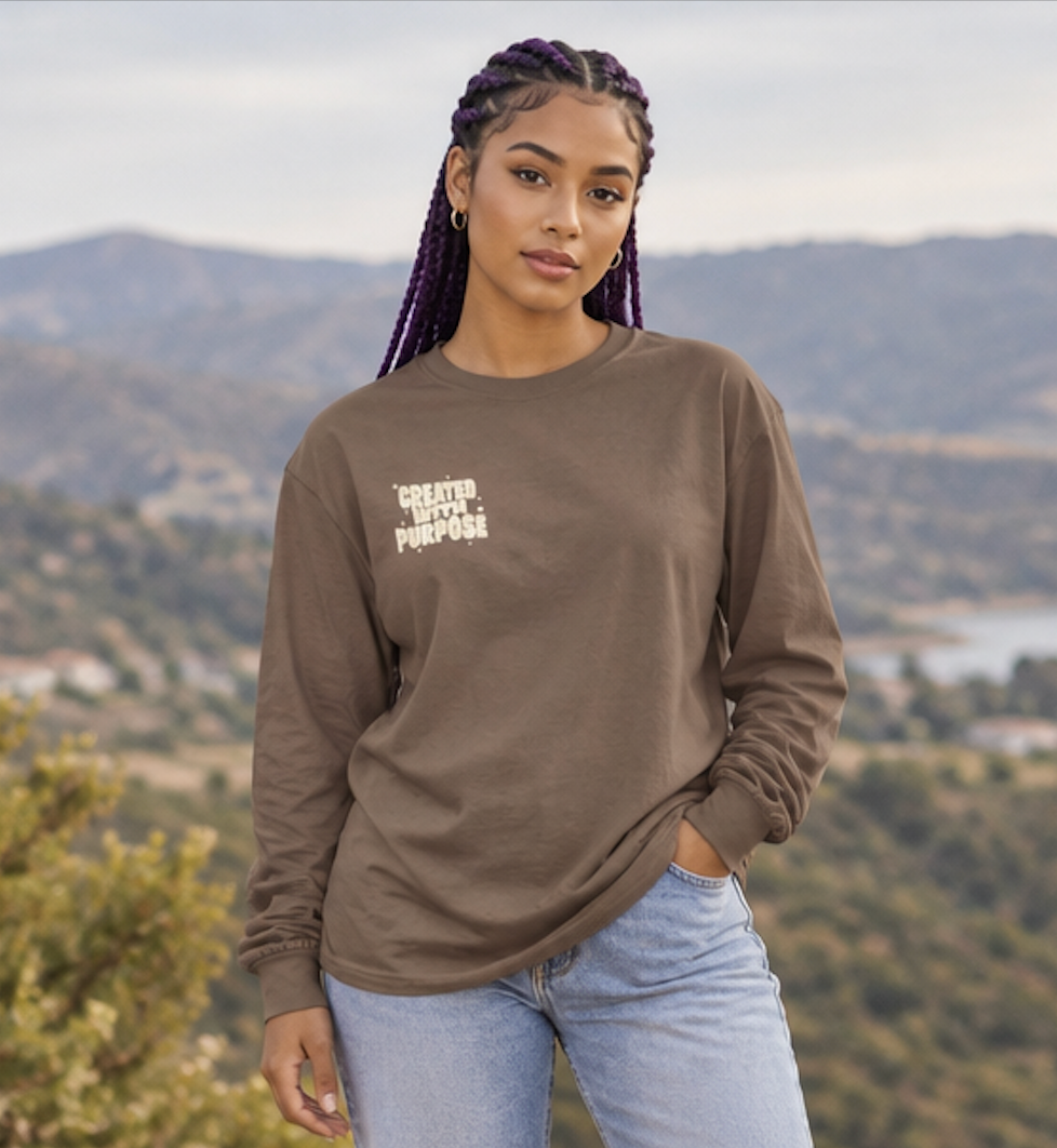 Created With Purpose L/S Crew