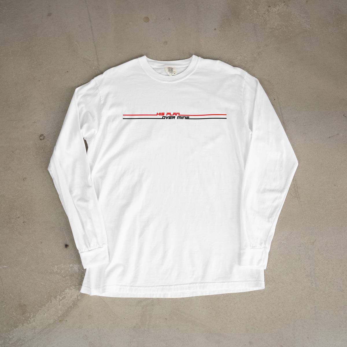 His Plan Over Mine L/S Crew