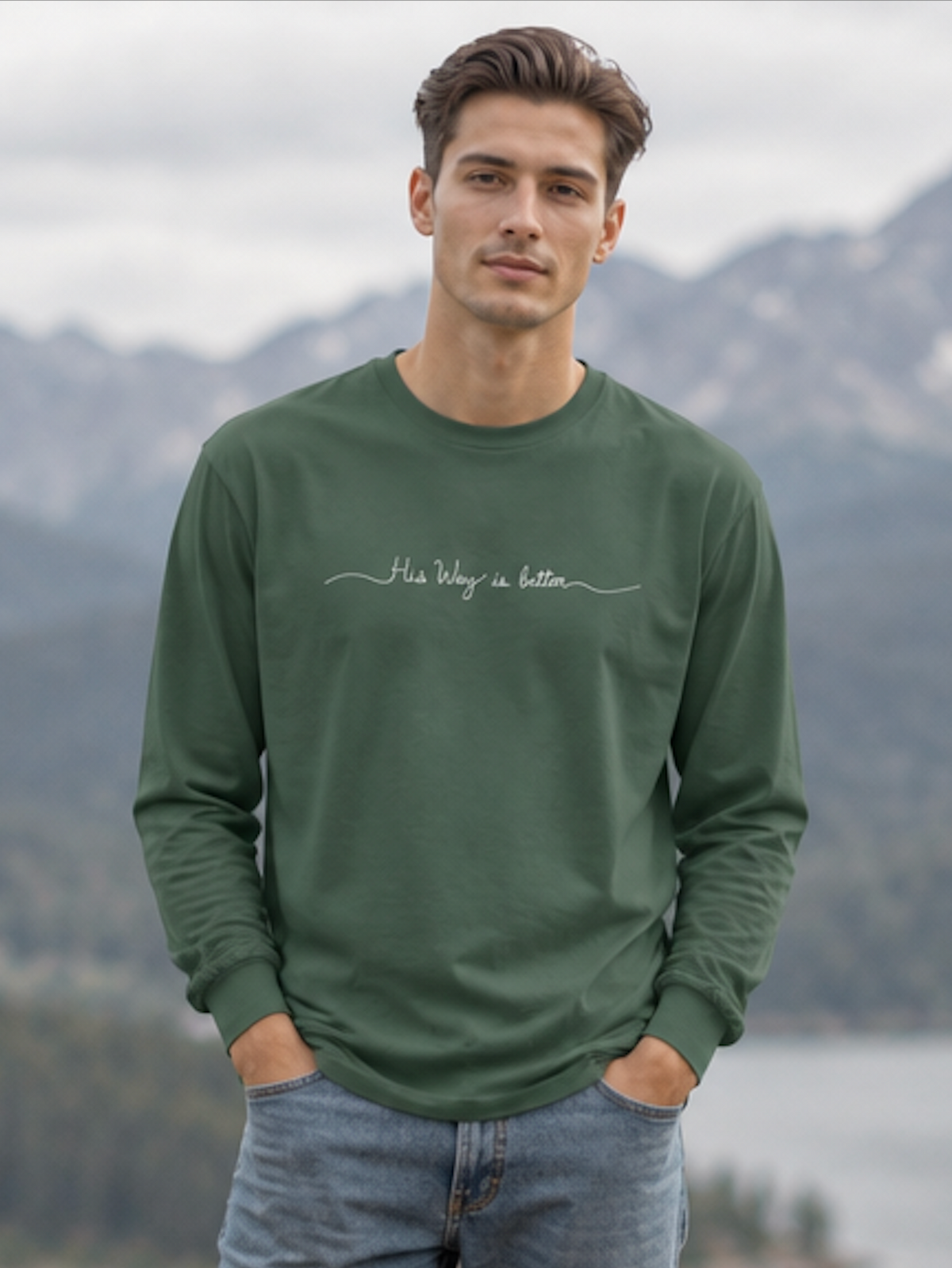 His Way is Better L/S Crew