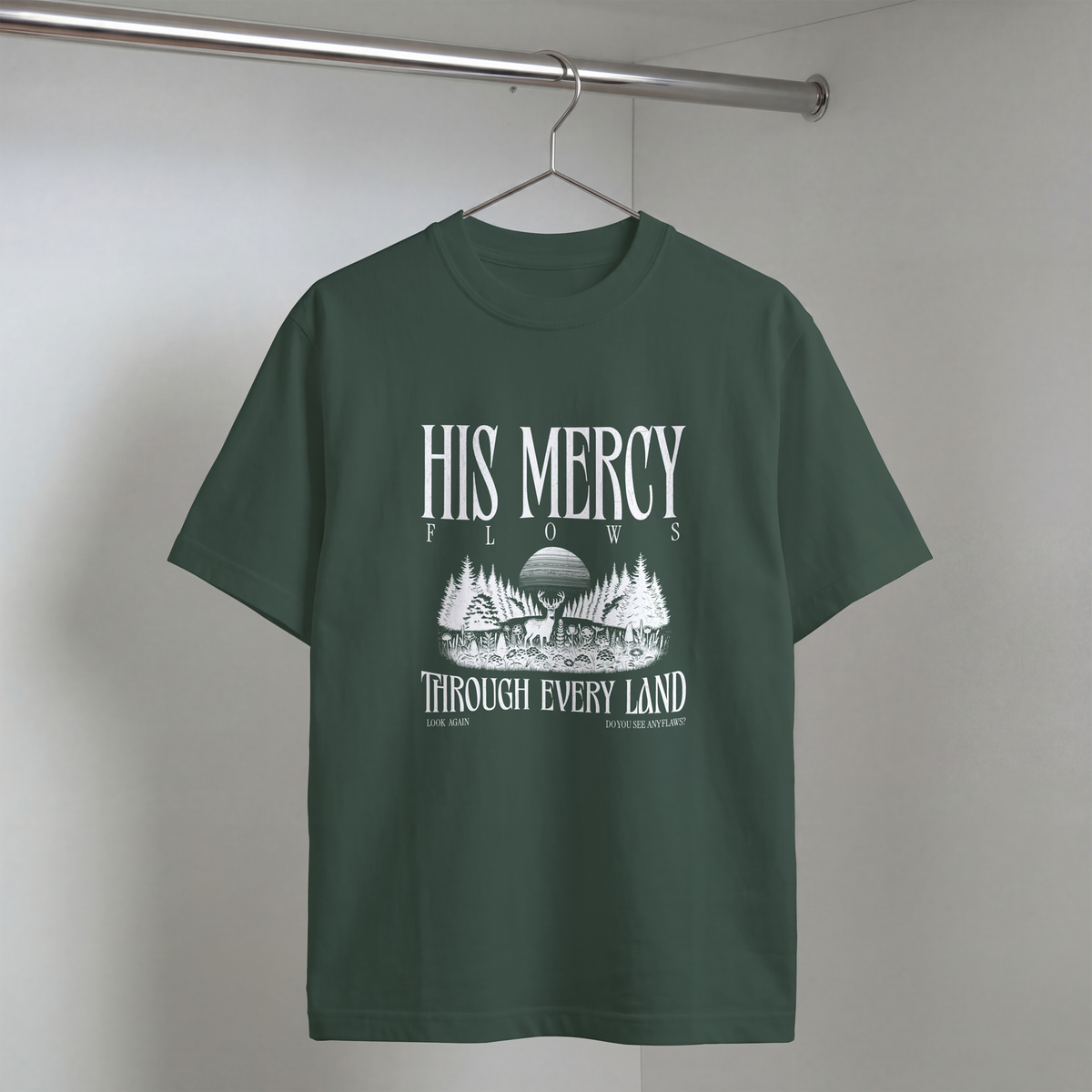 His Mercy Flows Through Every Land Tee