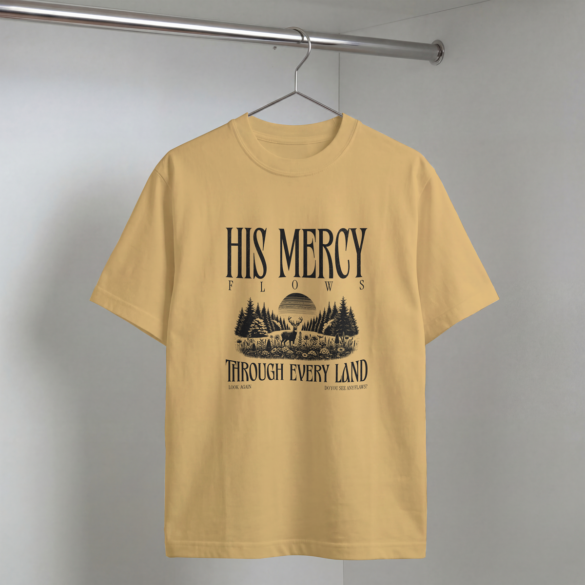 His Mercy Flows Through Every Land Tee