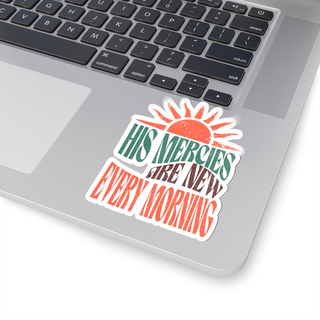 His Mercies Are New Every Morning Vinyl Sticker