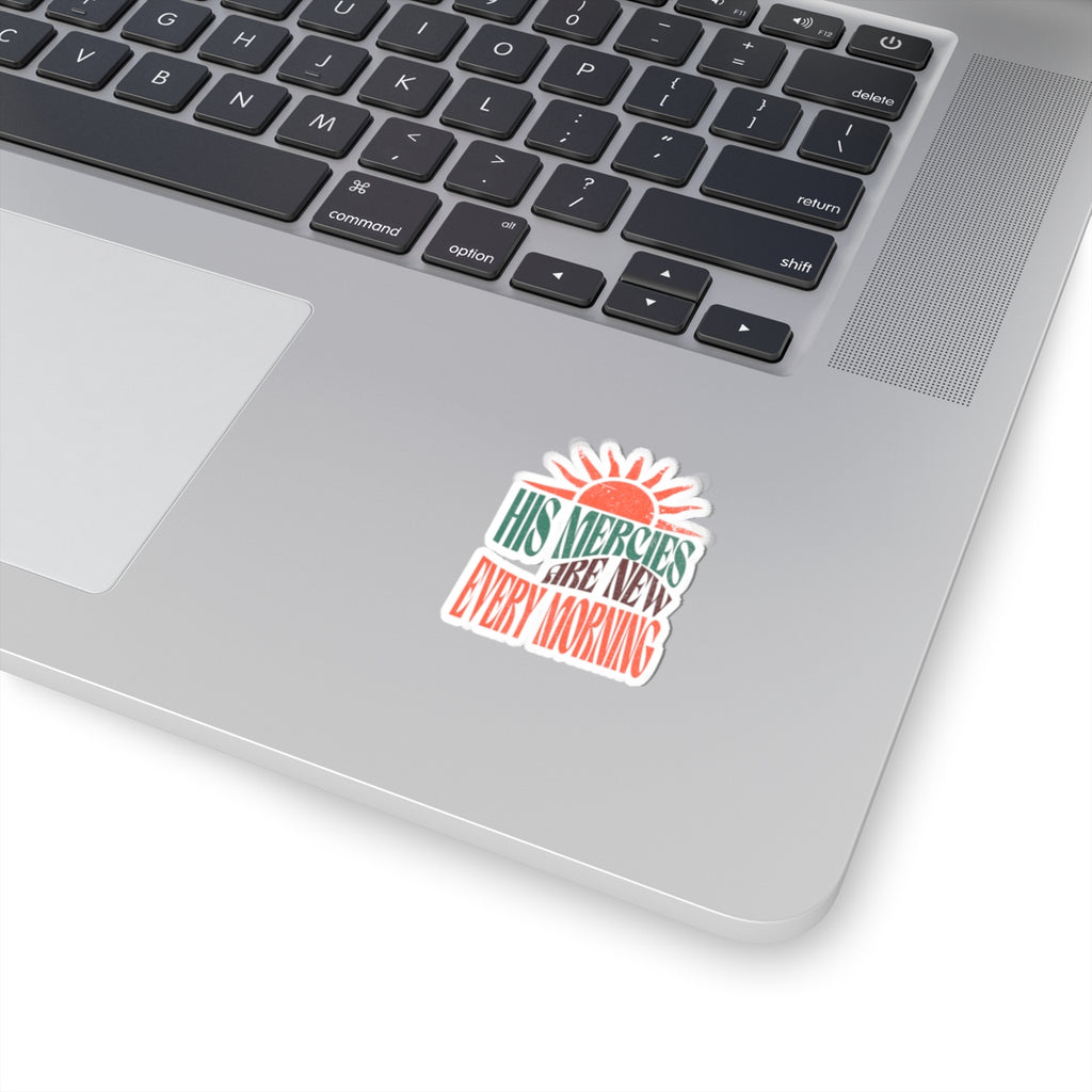 His Mercies Are New Every Morning Vinyl Sticker