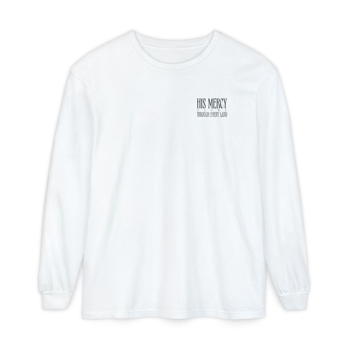 His Mercy Flows L/S Crew