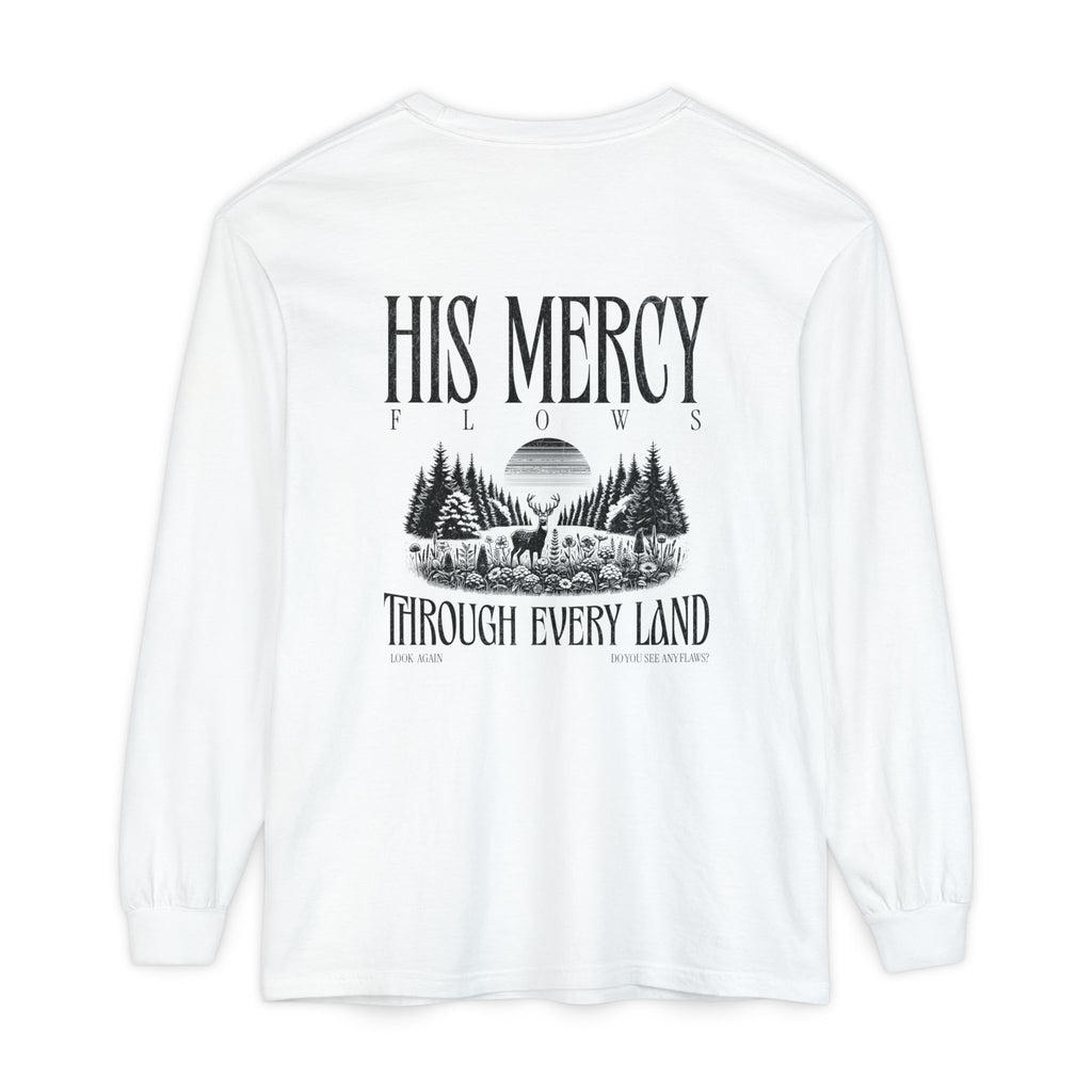 His Mercy Flows L/S Crew