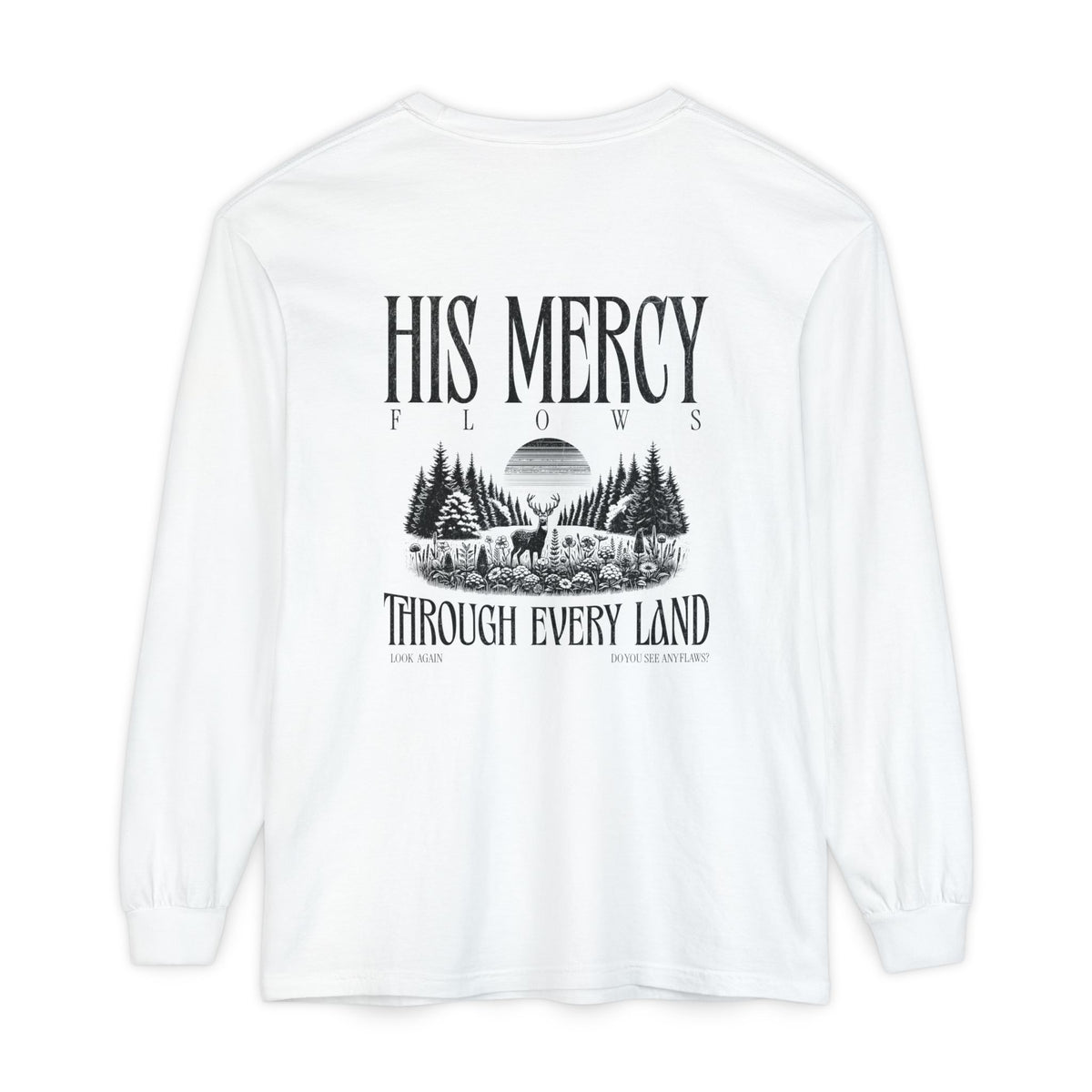 His Mercy Flows L/S Crew